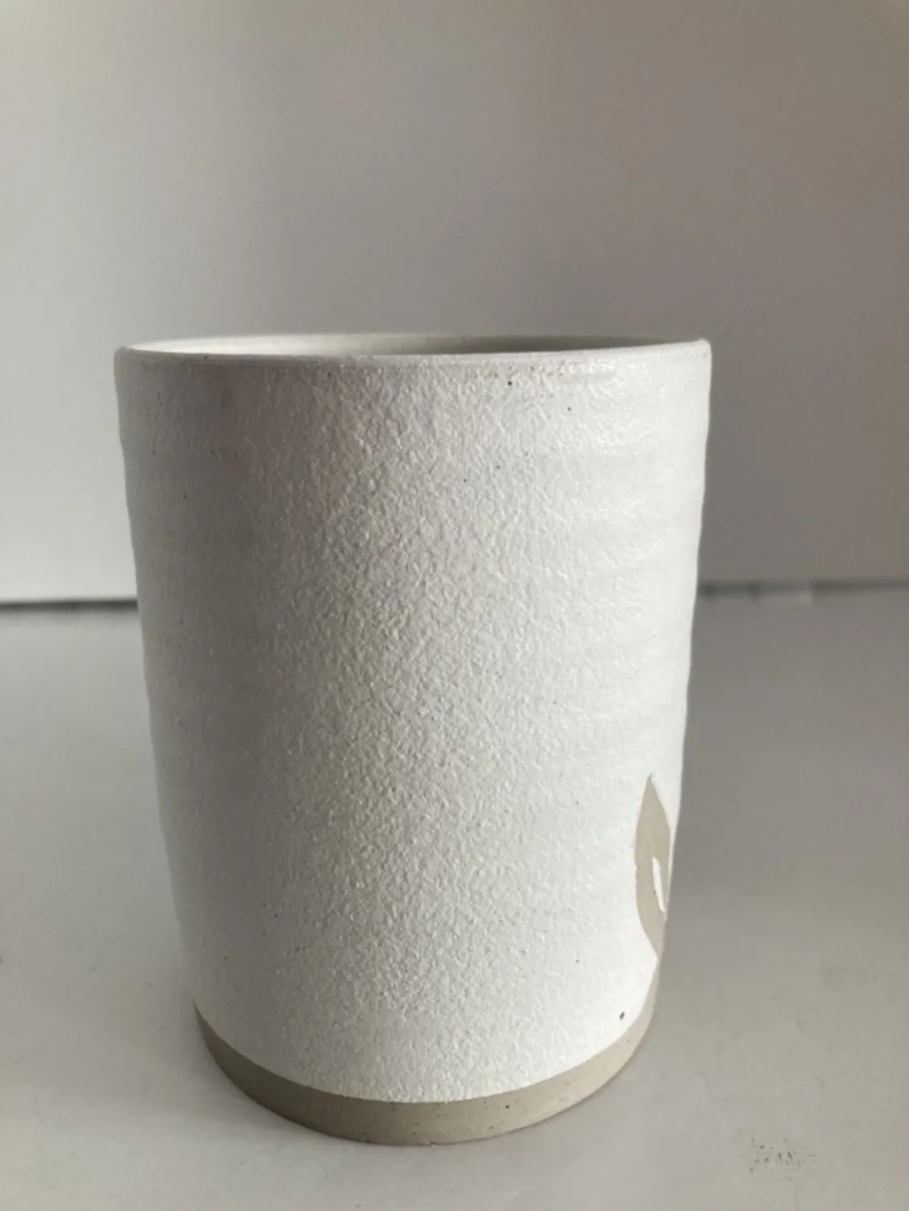 Pottery Barn Farmstead Rabbit Mug Bunny Ears Stoneware 16oz Off-White EUC